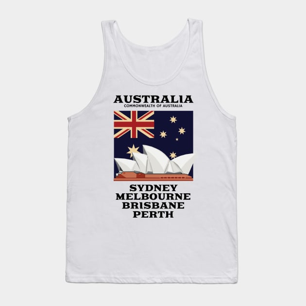 make a journey to Australia Tank Top by KewaleeTee